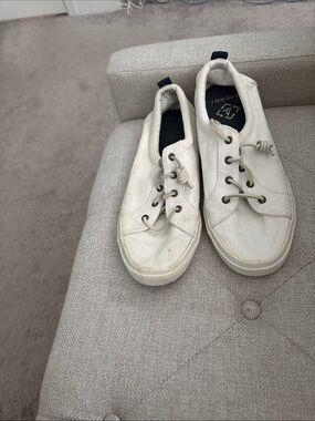Sperry white  Canvas Low-Top Sneakers